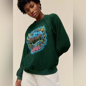Daydreamer Green Surfing Sweatshirt